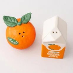 Salière & poivrière Orange & Jus d'orange