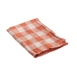 Serviette Bourdon Toile Vichy Vintage - Marmelade/Bourdon Marmelade