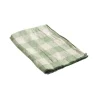 Serviette Bourdon Toile Vichy Vintage - Sauge/Bourdon Sauge