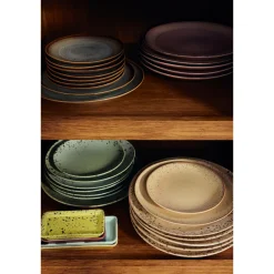 Set de 2 assiettes à dessert 70s ceramics - Grit
