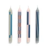 Set de 4 Bougies Pattern - Pink & Blues