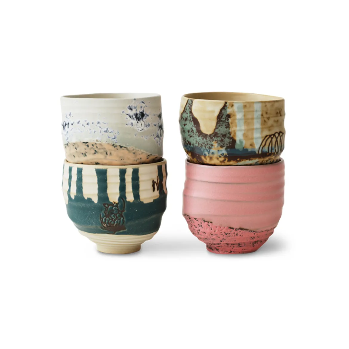 Set de 4 coffee cups