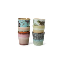 Set de 6 coffee mugs 70s S Surreal
