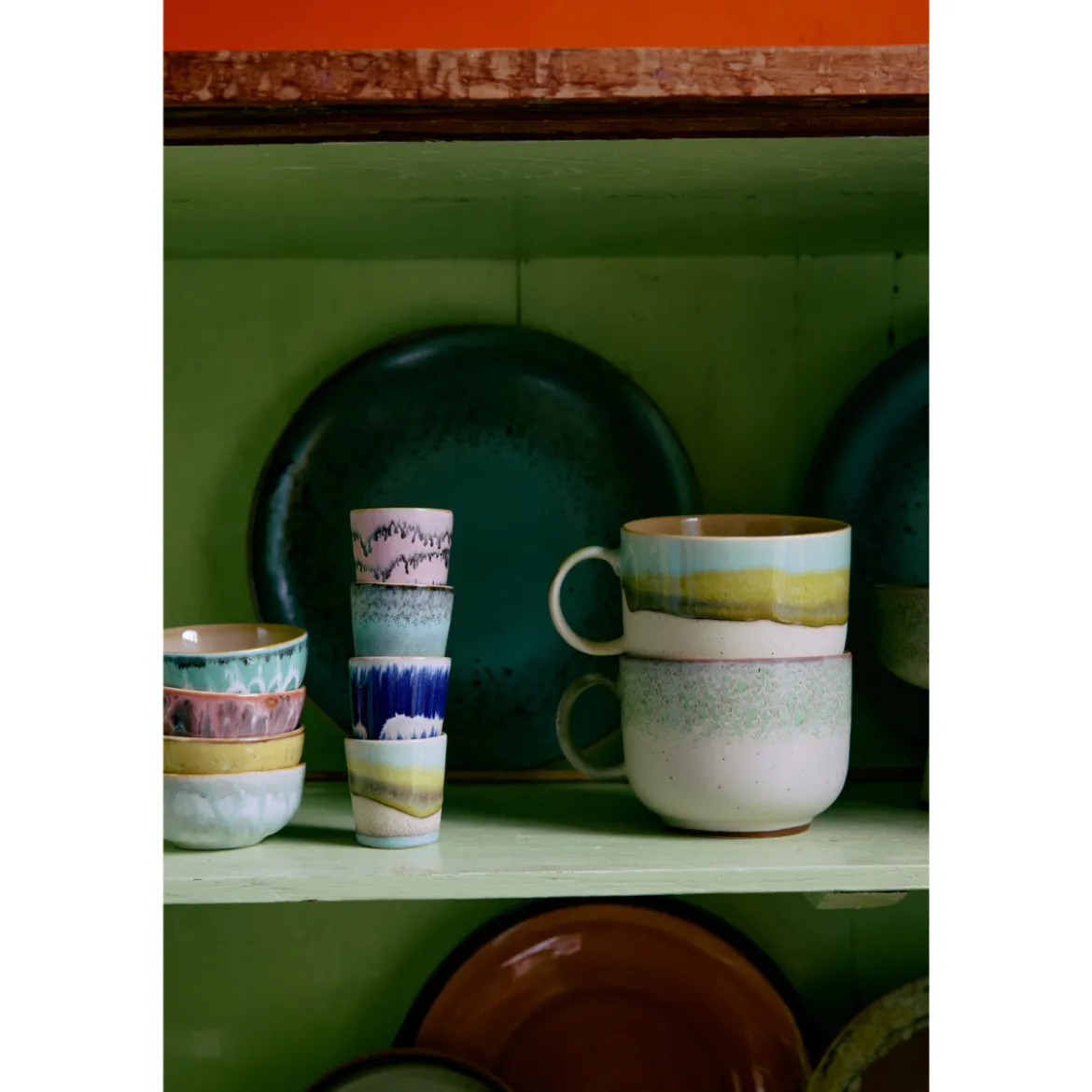 Set de 4 coquetiers 70s Vibrance
