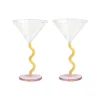 Set de 2 Coupes Curve - Caramel