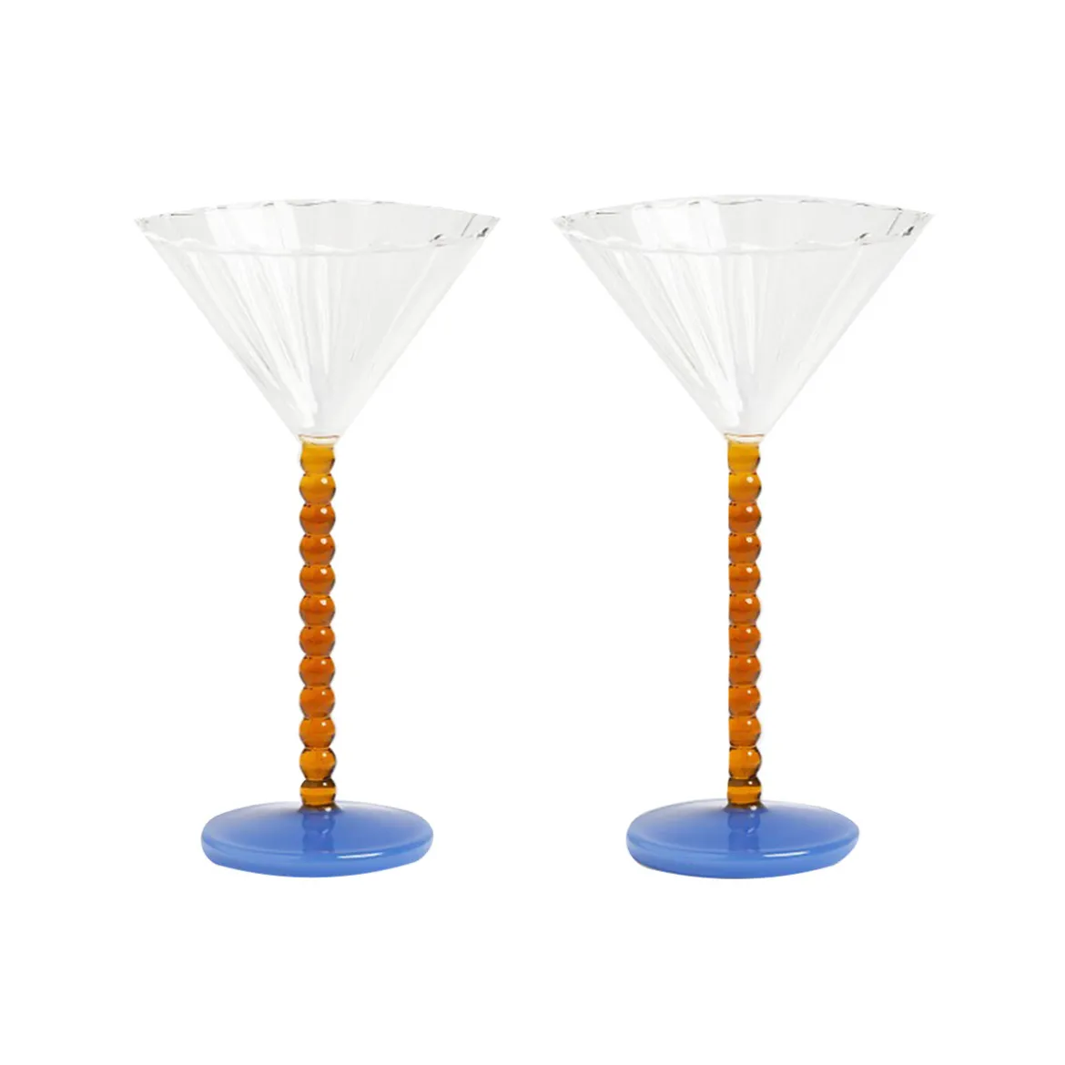 Set de 2 Coupes Perle - Ambre