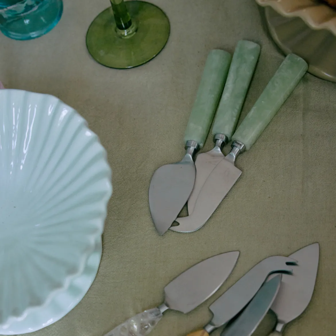 Set de 3 Couteaux à Fromage Sage