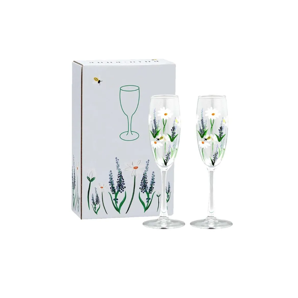 Set de 2 flûtes à champagne - Springtime toast