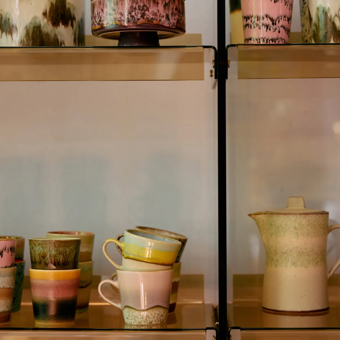 Set de 4 mugs Americano 70s Rococo