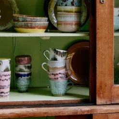 Set de 4 mugs cappucino 70s Dada
