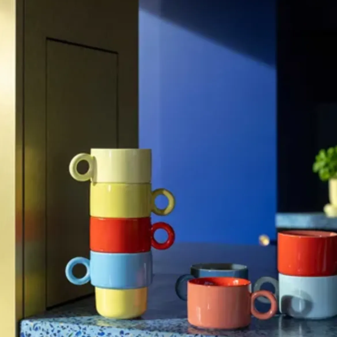 Set de 2 mugs Chiquito L - Blue