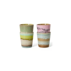 Set de 4 mugs Coffee 70s Pop Art