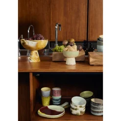 Set de 4 mugs 70s ceramics artistic