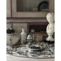 Set de table ovale Offrande à l'amour - Toile de Jouy
