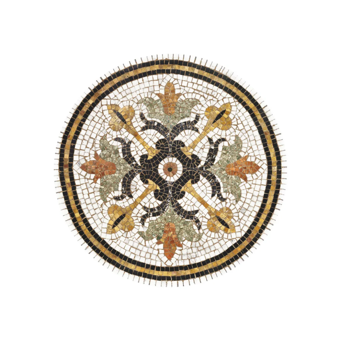Set de table Vinyle Rond Mosaïque - Helena