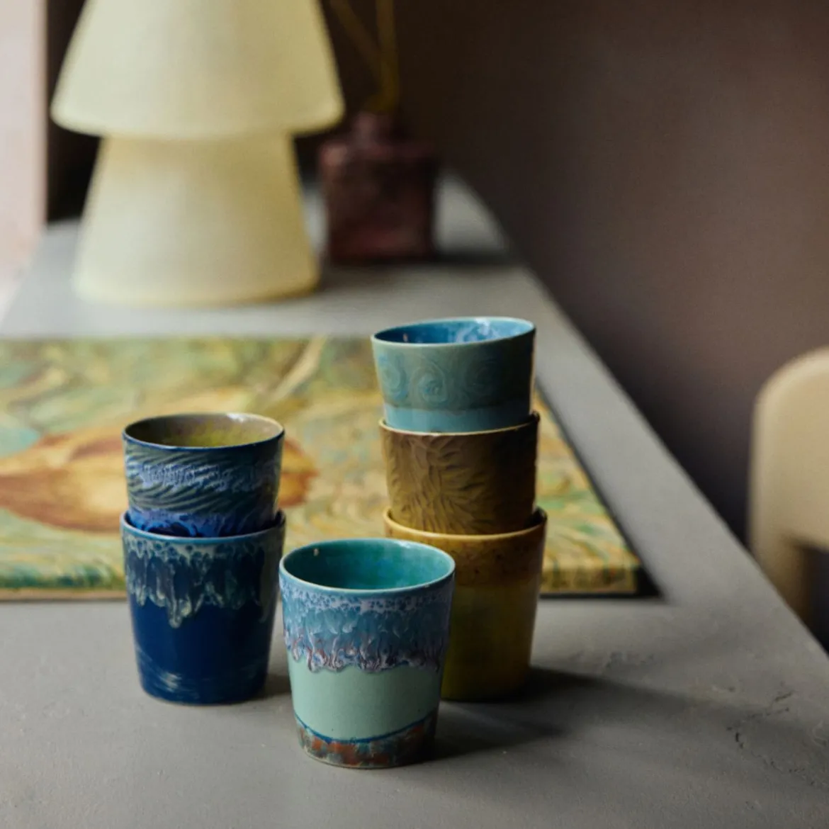Set de 2 tasses à café 70s Van Gogh - Self Portrait