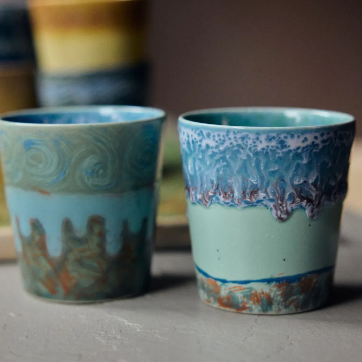 Set de 2 tasses à café 70s Van Gogh - Self Portrait