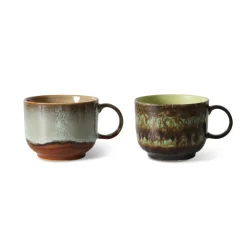 Set de 2 tasses à thé 70s Odyssey
