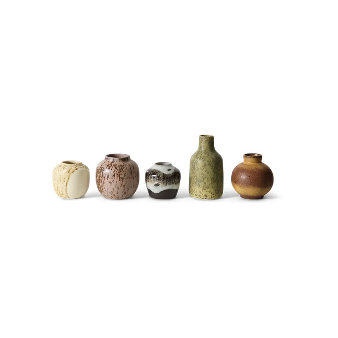 Set de 5 vases S 70s Ceramics