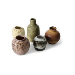 Set de 5 vases S 70s Ceramics