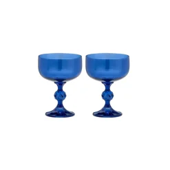 Set de 2 verres Cocktail - Bleu