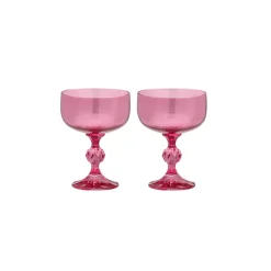 Set de 2 verres Cocktail - Rose