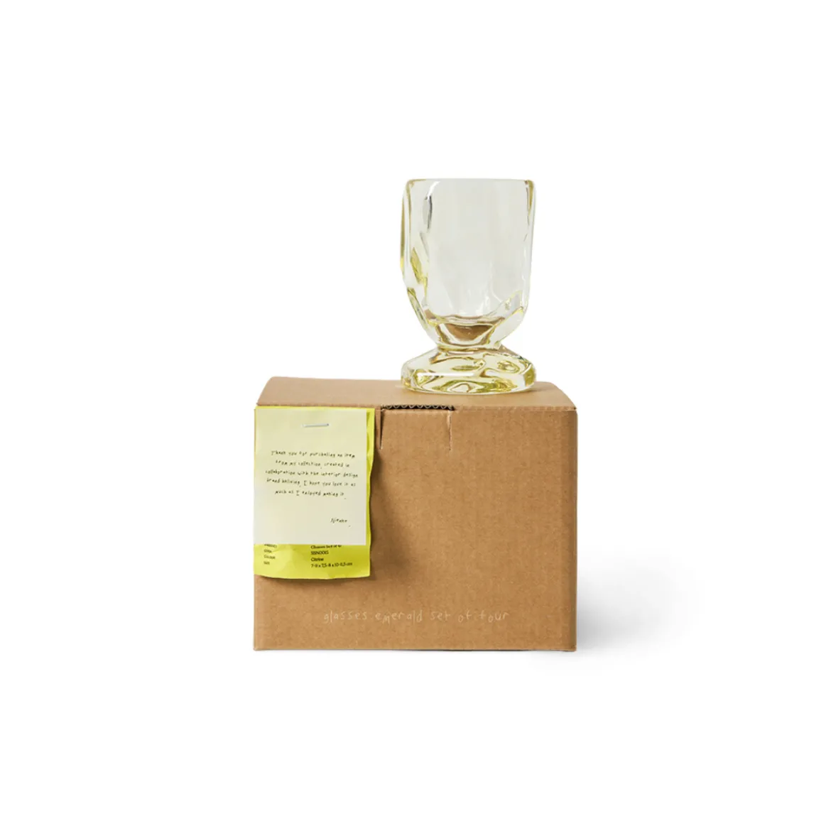 Set de 4 verres - Nienke Sikkem Citrine