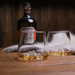 Set de 2 verres topographic Everest & Mont Blanc