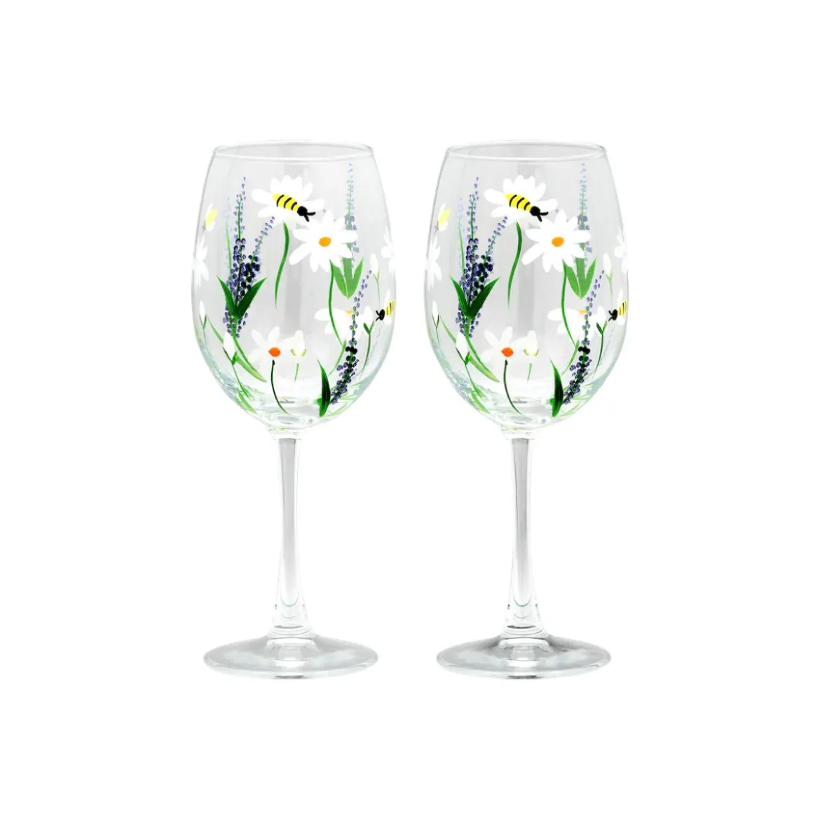 Set de 2 verres à vin - Springtime toast