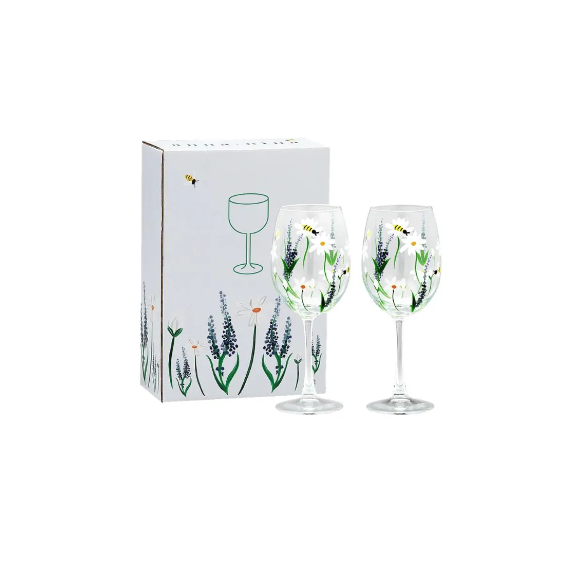 Set de 2 verres à vin - Springtime toast