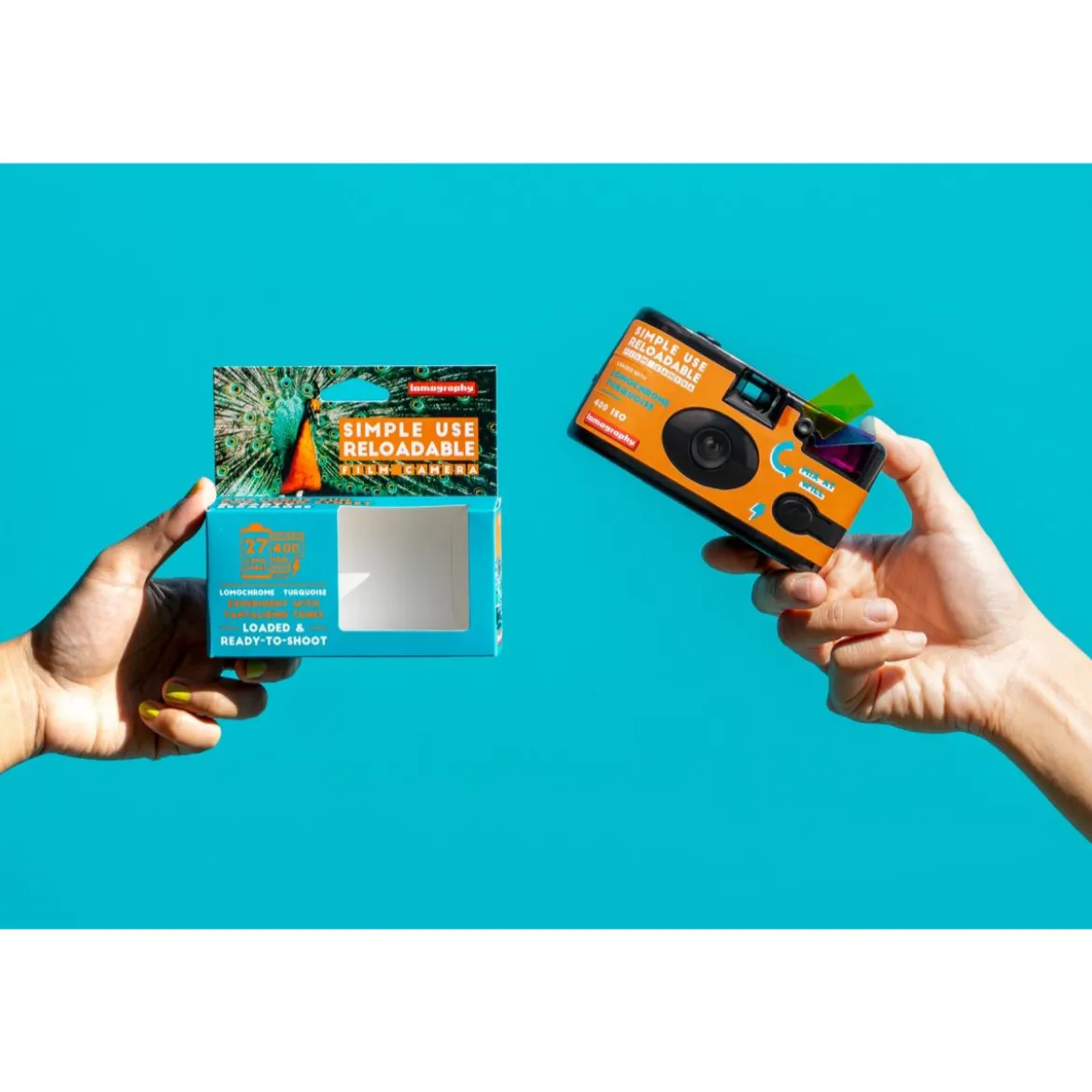 Simple Use Camera LomoChrome Turquoise