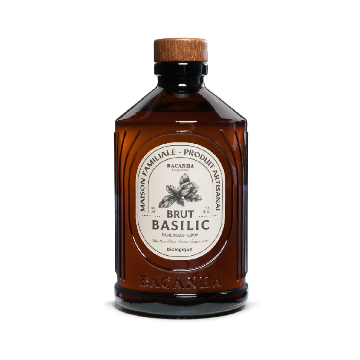 Sirop brut de Basilic Bio - 400 ml
