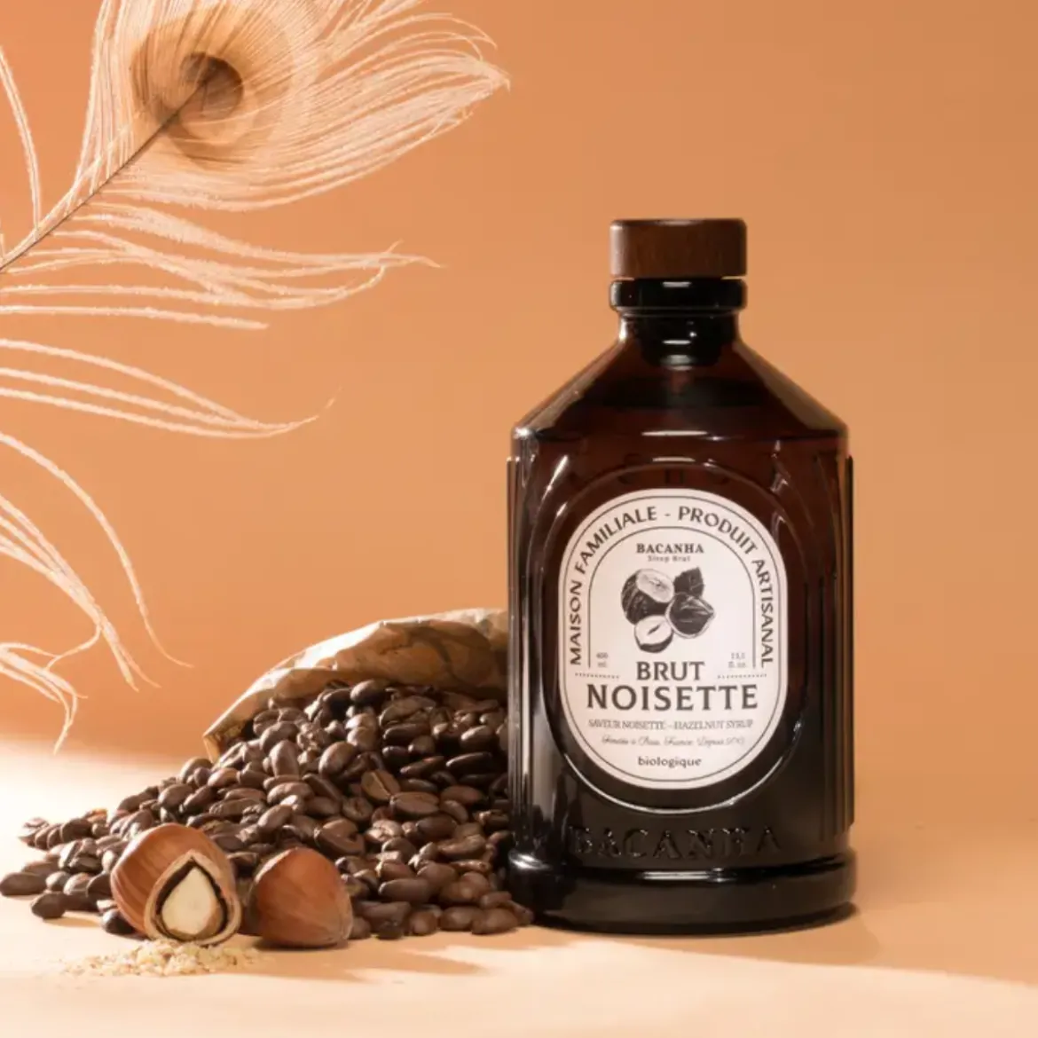 Sirop Brut de Fruit de Noisette - 400 ml