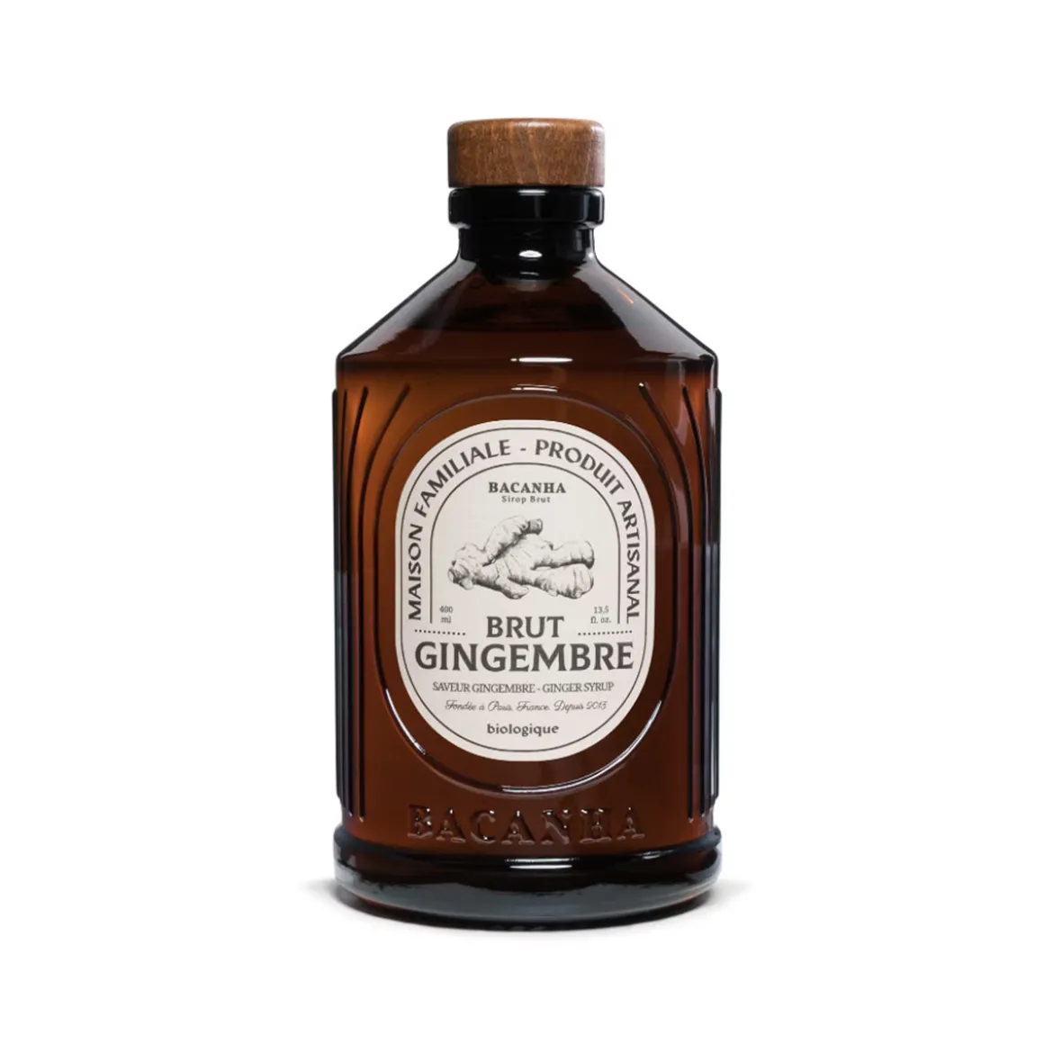Sirop Brut de Gingembre Bio - 400ml