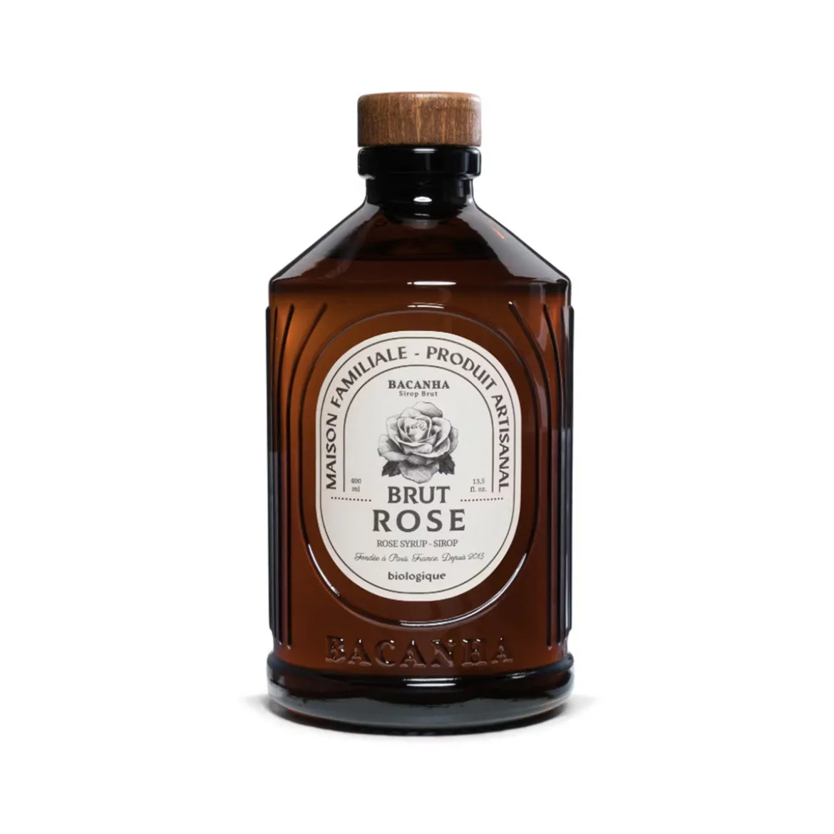 Sirop Brut de Rose Bio - 400ml