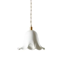 Suspension en applique Lili en Porcelaine biscuit