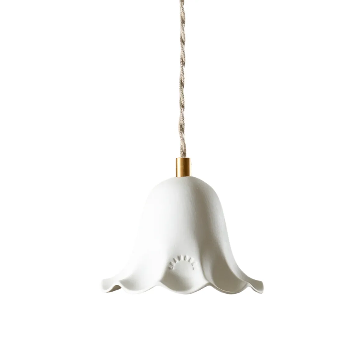Suspension en applique Lili en Porcelaine biscuit