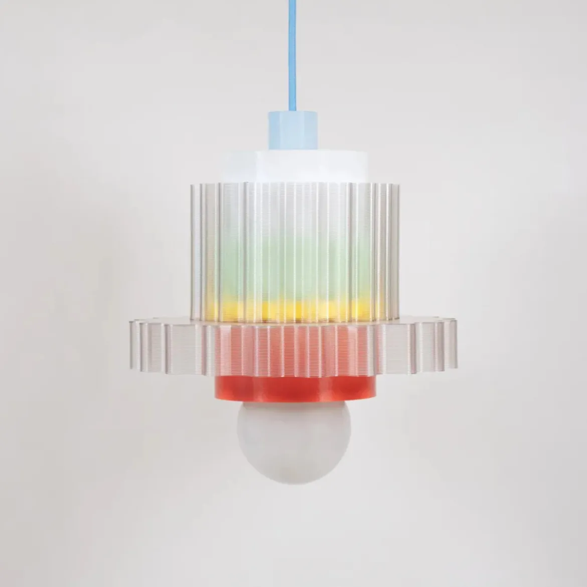 Suspension Gigi n°5 - Cable Bleu Ciel