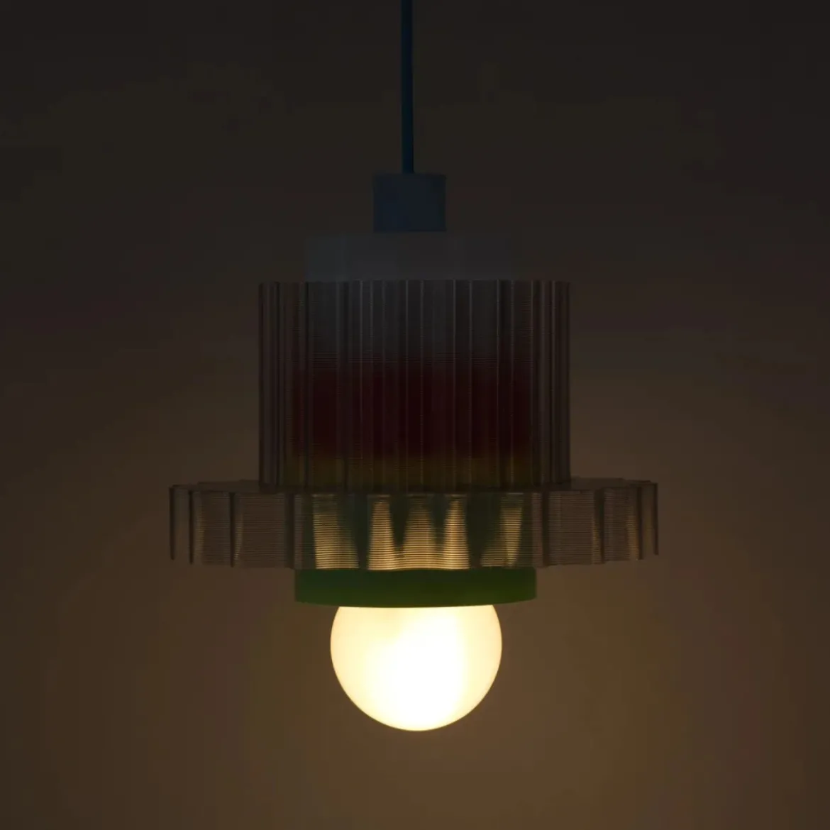 Suspension Gigi n°5 - Cable Bleu Ciel