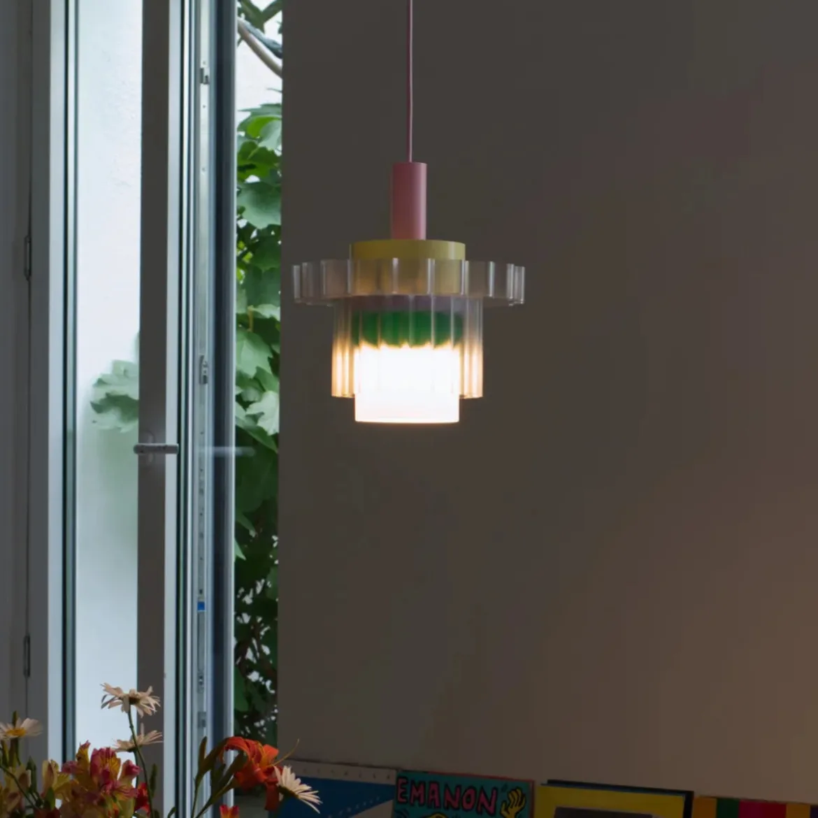 Suspension Gigi n°5 - Cable Rose