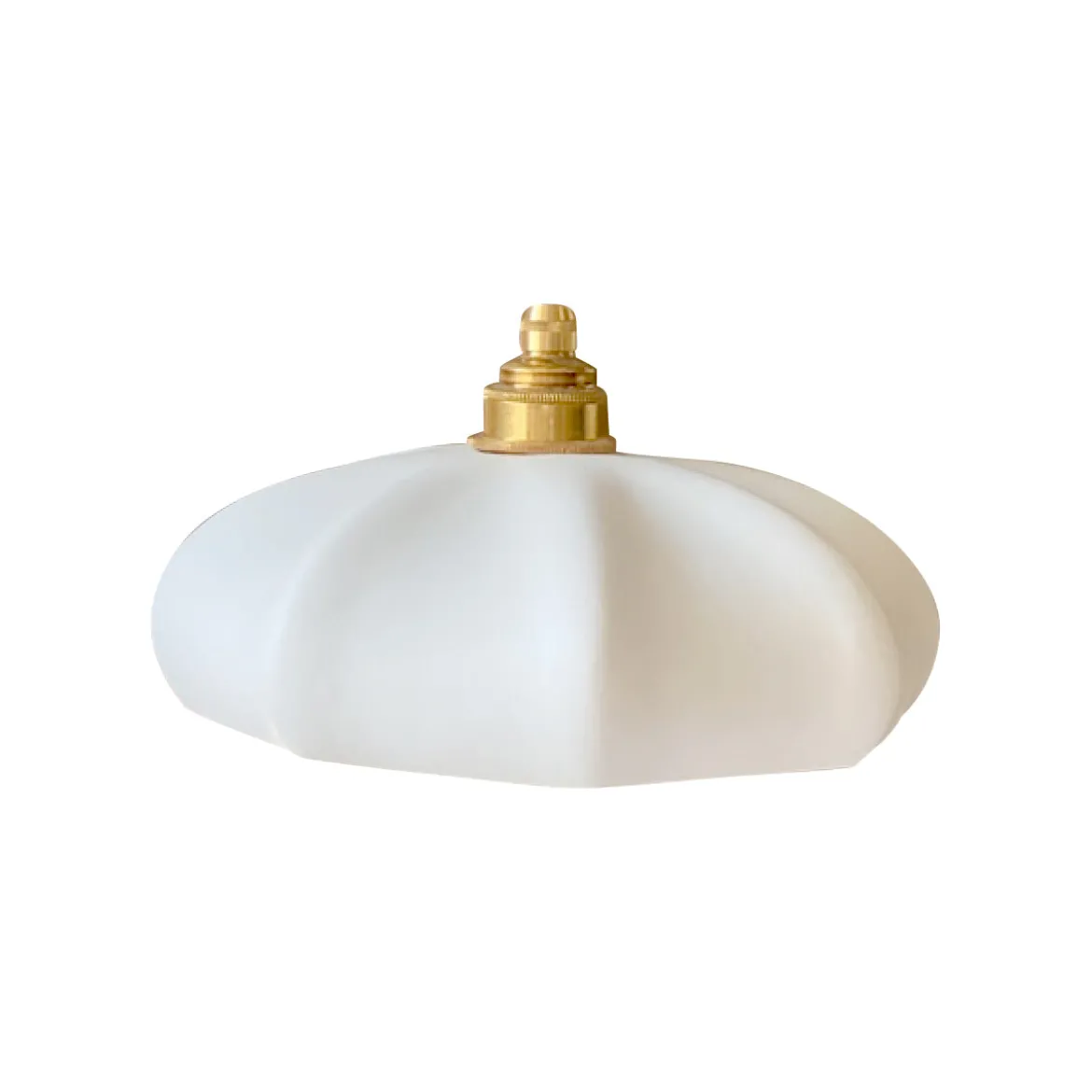 Suspension Maria en porcelaine biscuit - Ø 24 cm