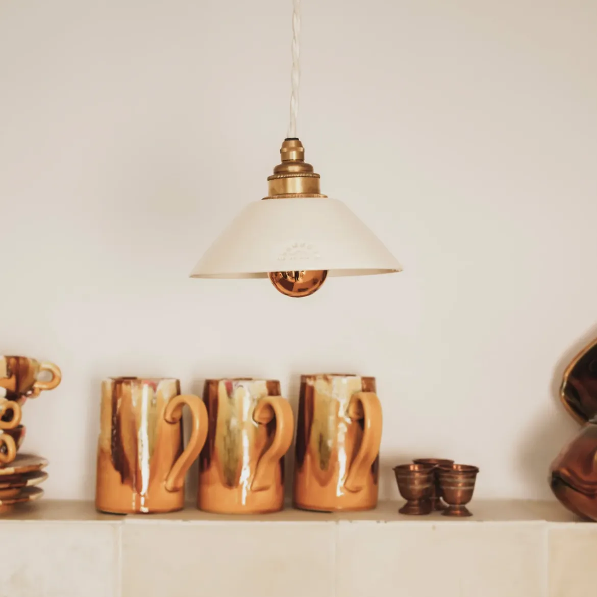 Suspension Pitchoun en Porcelaine biscuit
