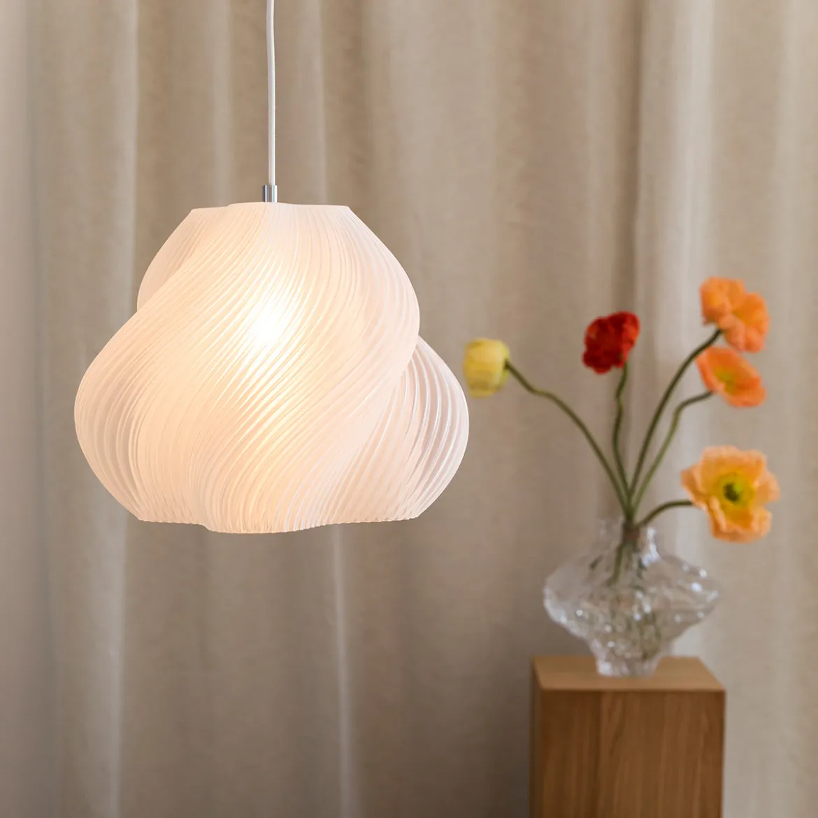 Suspension Soft Serve Pendant Brass