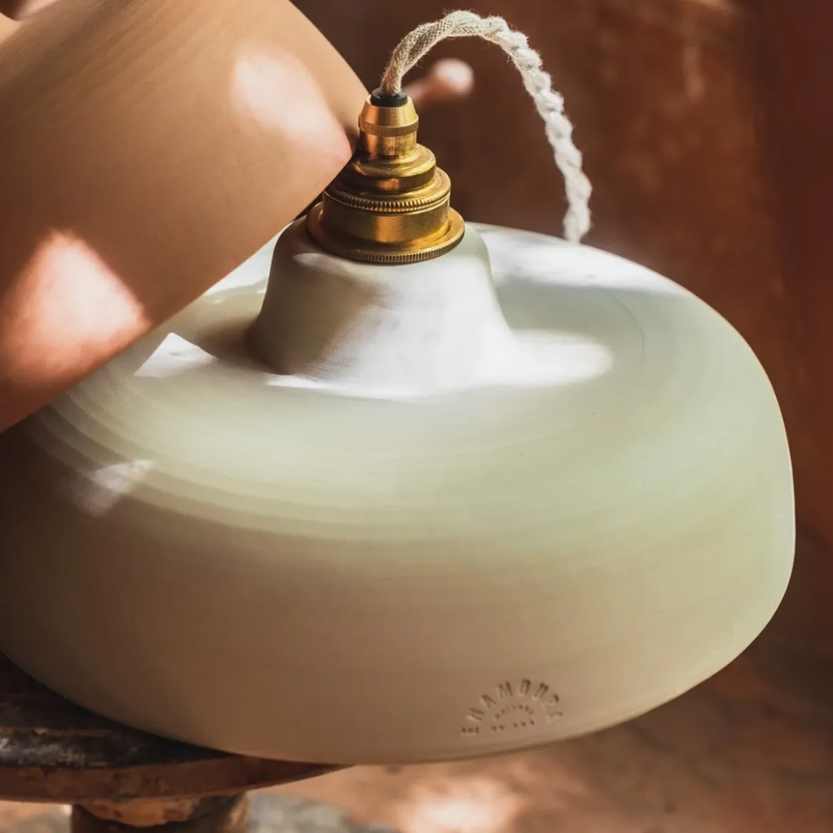 Suspension Ursule en Terre Cuite
