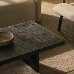 Table basse Grooves - Teck off Noir