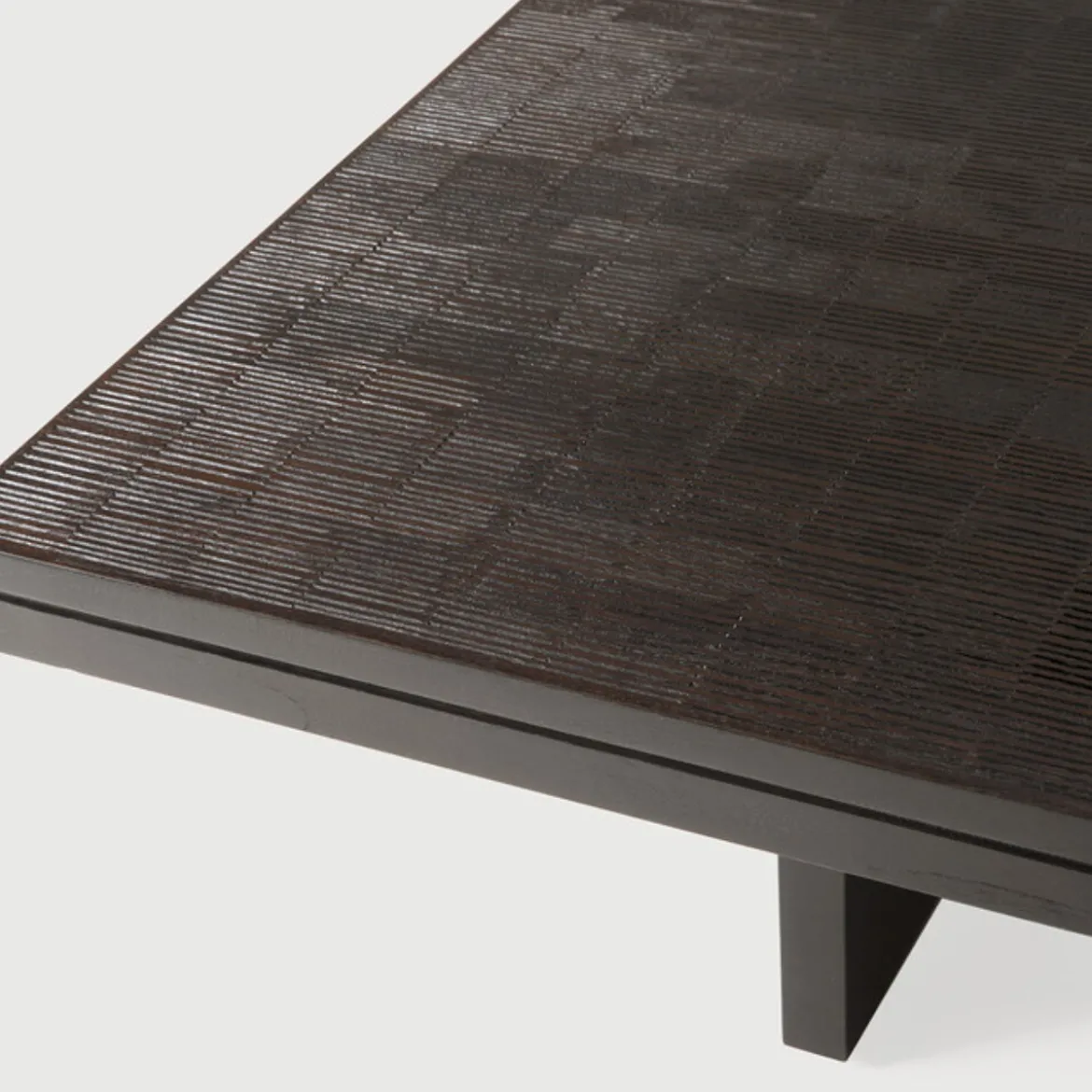 Table basse Grooves - Teck off Noir