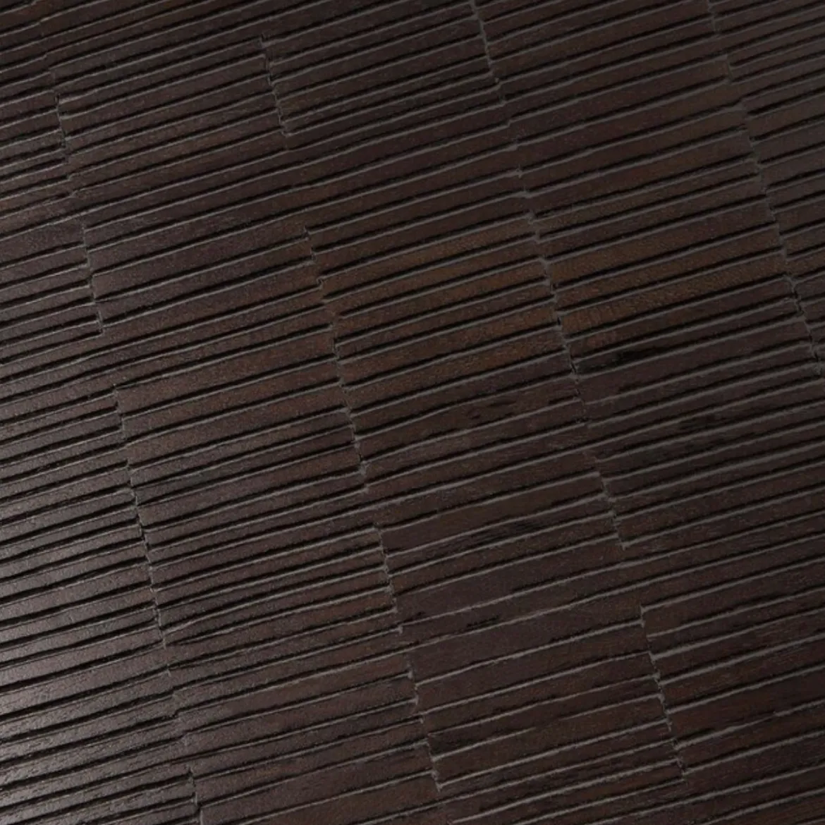 Table basse Grooves - Teck off Noir