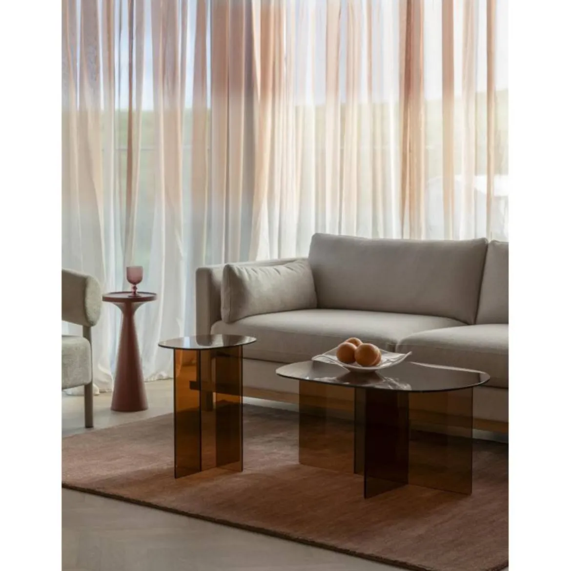 Table basse Linea Brown