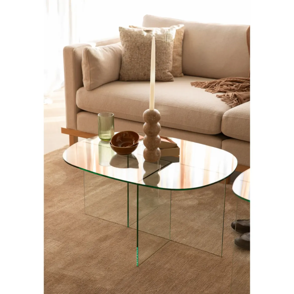 Table basse Linea Transparent