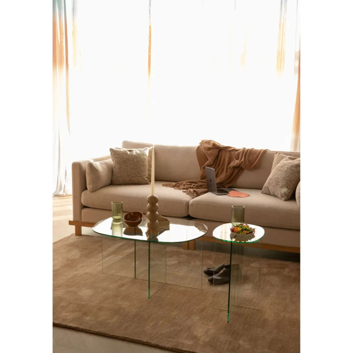 Table basse Linea Transparent